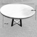 Ver imagem 4 de Conjunto de Mesa com 4 Cadeiras Itália Marrom/Preto