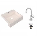 Ver imagem 2 de Kit Cuba XQ395 Torneira 1198 Metal Válvula Click 1 1/2 Polegada Compace