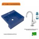 Ver imagem 3 de Kit Cuba XQ395 Torneira 1198 Metal 1/4 Volta Compace