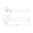 Ver imagem 3 de Martelo de Unha Jateado - Tramontina 20mm