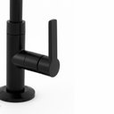 Ver imagem 4 de Torneira Pia Cozinha Mesa Bica Móvel com Arejador Abs 1/4v Preto Fosco