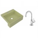 Ver imagem 2 de Kit Cuba XQ395 Torneira 1198 Metal 1/4 Volta Compace