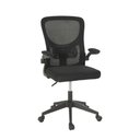 Ver imagem 2 de Kit 8 Cadeiras de Escritório Giratória Mônaco com Relax e Regulagem de Altura - All Black