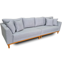 Ver imagem 2 de Sofá Pierri | Base de Madeira & Tecido Linho Deva | Bipartido | Medida 280cm | Deva 04
