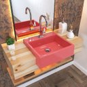 Ver imagem 1 de Kit Cuba XQ395 Torneira Luxo 1195 Metal Válvula 1 Polegada Sifão PVC Flexível Compace