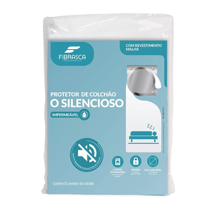 Protetor de Colchão Impermeável o Silencioso Solteiro 90x190 Fibrasca