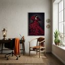 Ver imagem 1 de Quadro Decorativo Pomba Gira Sete Saias - 70x50cm:moldura Branca