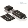 Cartão de Memória Multilaser 8gb Micro Sd+usb Adaptador Bom - 1