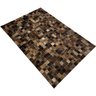 Tapete de couro marrom exótico 1,00x1,50 sem borda - 2