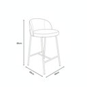 Ver imagem 7 de Banqueta Decorativa Sala Jantar Ayla Base Gold Linho Bege - Montanaris Decor