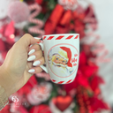 Ver imagem 2 de Caneca Papai Noel Vermelho e Branco 8,2x5,4x10,6cm