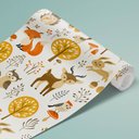 Ver imagem 4 de Papel de Parede Infantil Animais Outono Arte Destaque 1,50 Metros