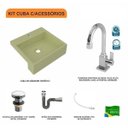 Ver imagem 3 de Kit Cuba XQ395 com Torneira Luxo 1195 e Válvula Click 1 1/2 com Sifão Cromado e Flexível Compace