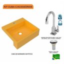 Ver imagem 3 de Kit Cuba XQ395 Torneira Luxo 1195 Válvula 1 Polegada Compace
