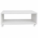 Ver imagem 1 de Mesa de Centro Decorativa com Rodizios Branco