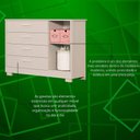 Ver imagem 3 de Comoda Zaki 1 Porta 4 Gaveta Areia Fosco - Reller