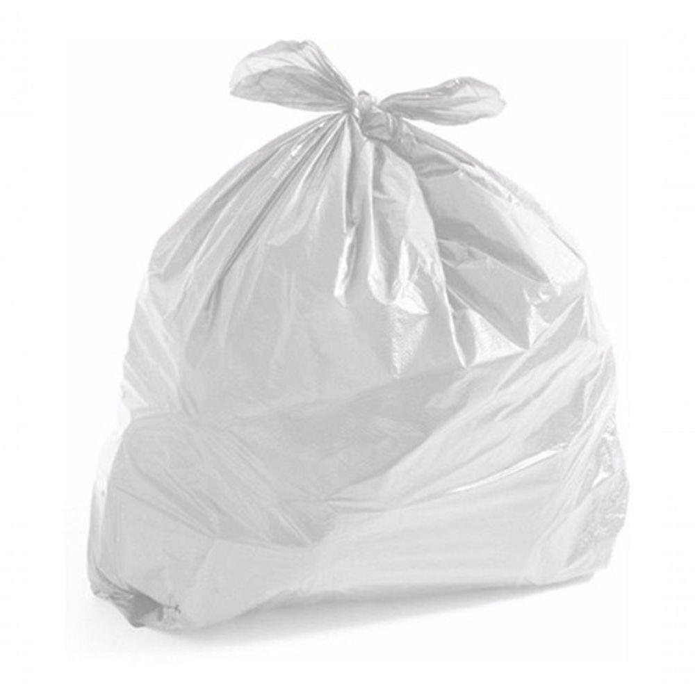 Saco de Lixo 20 Litros Branco com 100 Unidades Clinicas - 1