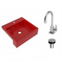 Ver imagem 2 de Kit Cuba XQ395 Torneira Luxo 1195 Válvula Click 1 Polegada B Compace