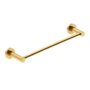 Ver imagem 1 de Toalheiro Porta Toalha de 30cm para Banheiro - Dourado Escovado - Dpace6512 Drop Metais