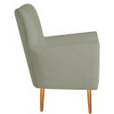 Ver imagem 4 de Poltrona Decorativa Luxo Moderna Sala de Estar Recepção Amélia Bouclé