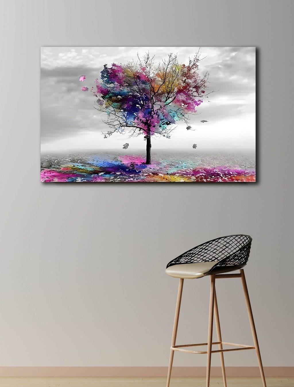 Quadro Decorativo para Sala/quarto 90x55 Cm - 2