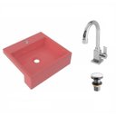 Ver imagem 2 de Kit Cuba XQ395 Torneira Luxo 1195 Válvula Click 1 Polegada G Compace