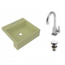 Ver imagem 2 de Kit Cuba XQ395 Torneira Luxo 1195 Válvula Click 1 Polegada G Compace