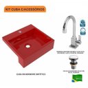 Ver imagem 3 de Kit Cuba XQ395 Torneira Luxo 1195 Válvula Click 1 Polegada G Compace