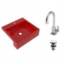 Ver imagem 2 de Kit Cuba XQ395 Torneira Luxo 1195 Válvula Click 1 Polegada G Compace