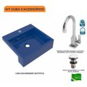 Ver imagem 3 de Kit Cuba XQ395 Torneira Luxo 1195 Válvula Click 1 1/2 Polegada Compace