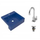 Ver imagem 2 de Kit Cuba XQ395 Torneira Luxo 1195 Válvula Click 1 1/2 Polegada Compace