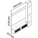 Ver imagem 3 de Home para TV até 65 Polegadas com LED 191,2cm x 217,6cm 100% MDF Luminare/Native