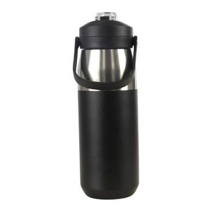 Garrafa Termica Inoxidavel 750ml Preta Alta Retencao Termica Portatil Durable Cabo Ergonomico