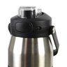 Garrafa Termica Inoxidavel 750ml Preta Alta Retencao Termica Portatil Durable Cabo Ergonomico - 3