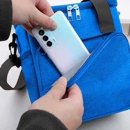 Bolsa Térmica Multiuso Marmita Azul - 5