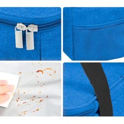 Bolsa Térmica Multiuso Marmita Azul - 7