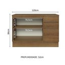 Ver imagem 5 de Balcão de Pia Cozinha 2 Portas e 3 Gavetas (com Tampo) Rustic Stella Madesa Rustic