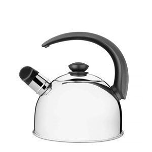 Chaleira Tramontina com Apito em Aço Inox Cabo Preto 2,1 L Tramontina