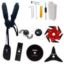 Ver imagem 7 de Roçadeira Anmax Cg430p C/ Carretel + Lâmina Facão, 3 Pontas, 6 Pontas, 80 Dentes e Trimmer