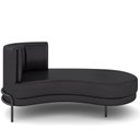 Ver imagem 6 de Sofá Chaise Longue Sala de Estar Living Lucca Direito D02 Couríssimo Preto B-159 - Lyam Decor