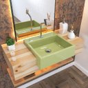 Ver imagem 1 de Kit Cuba Xq395 com Torneira Pratika 1060 Metal e Válvula 1" com Sifão Pvc e Flexível Compace