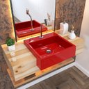 Ver imagem 1 de Kit Cuba XQ395 com Torneira Pratika 1060 Metal e Válvula 1" com Sifão PVC e Flexível Compace