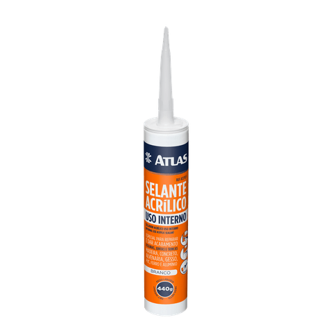 SELA TRINCA BRANCO 440GR SILICONE ATLAS AT278/1 SELA TRINCA BRANCO 440GR SILICO.ATLAS AT278/1 CX12