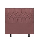 Ver imagem 1 de Cabeceira Estofada Cama Box Solteiro 100cm Istambul Suede Rose- Mabe Magazine