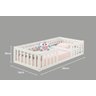 Cama Infantil Com Grade Bia Rosaa - 2