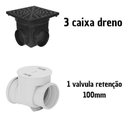 Ver imagem 3 de Drenagem Terreno e Retenção Kit 3 Caixa + 1 Valvula