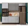 Cozinha Modulada Kappesberg Nox 5 Peças (2 Armários + 1 Balcão + 1 Paneleiro + 1 Complemento) - 1