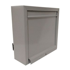 Caixa de Correio Vertical Cinza para Portão e Grade - Aço Reforçado Sf53