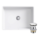 Ver imagem 1 de Cuba de Embutir Retangular Kohler Verticyl para Banheiro 44x33cm Branca | 2882BR-0 com Válvula Click
