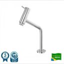 Ver imagem 4 de Kit Cuba XQ395 Torneira Pratika 1060 Metal Válvula Click 1 Polegada B Sifão Cromado Flexível Compace